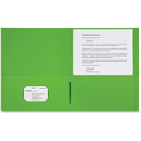 Sparco Letter Pocket Folder (SPR78552)