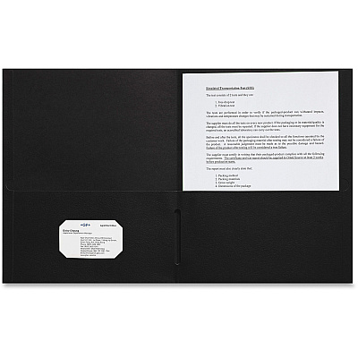 Sparco Letter Pocket Folder (SPR78546)