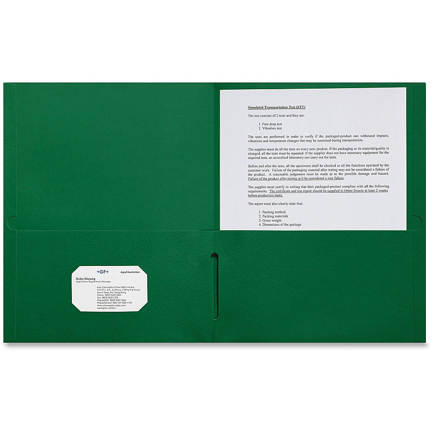 Sparco Letter Pocket Folder (SPR78545)