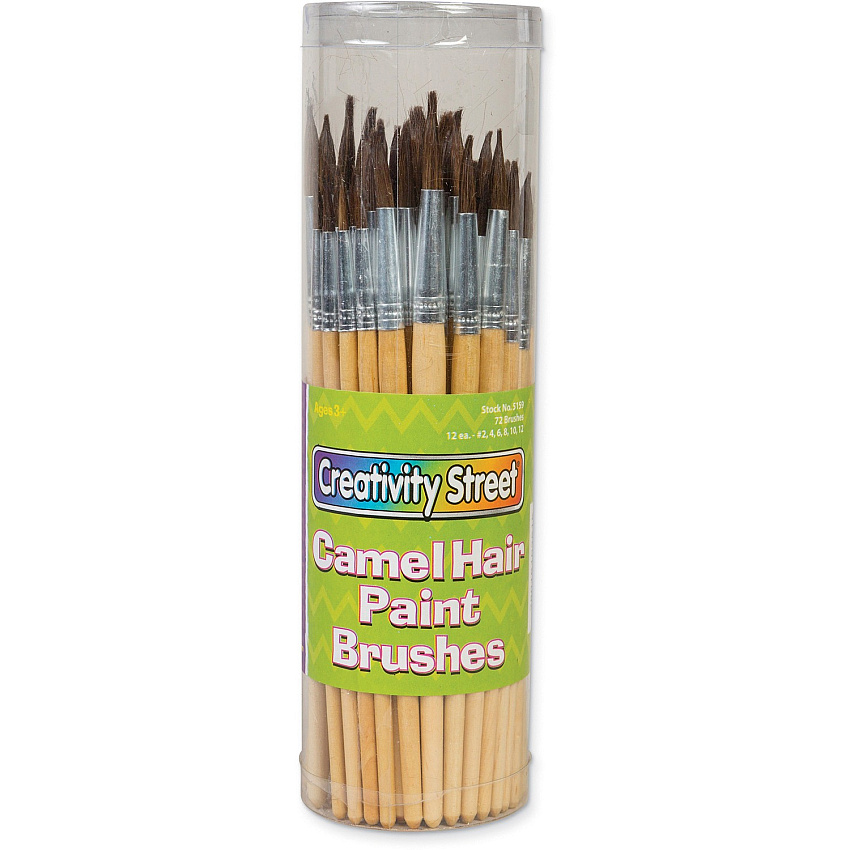 Creativity Street Camel Hair Paint Brushes (PAC5159)