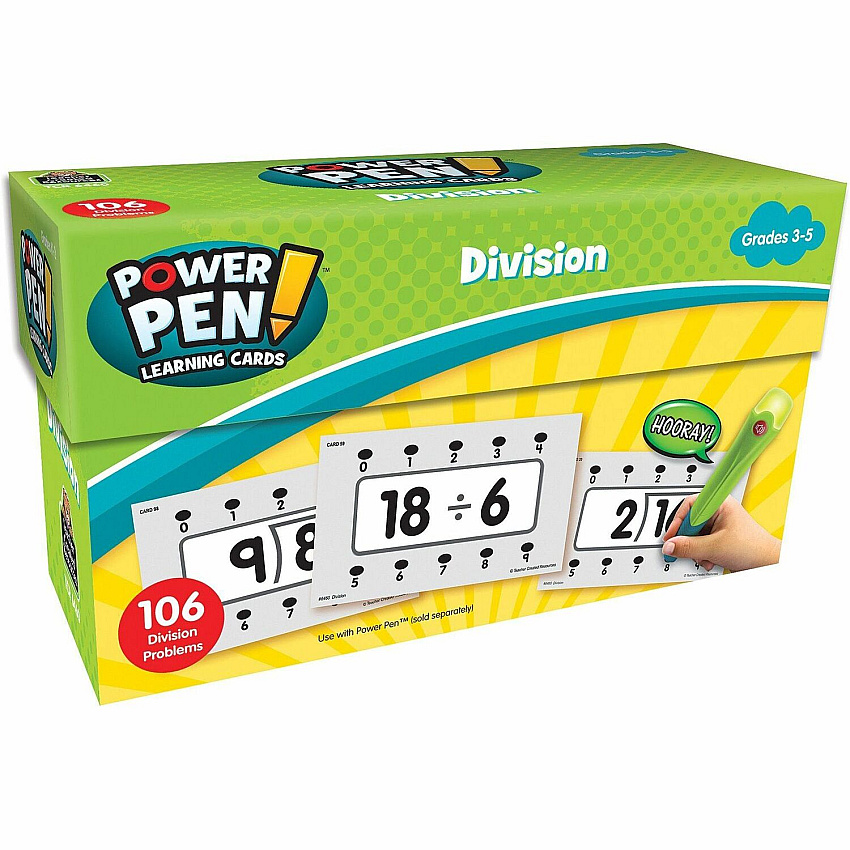 Teacher Created Resources Power Pen Division Cards (TCR6460)