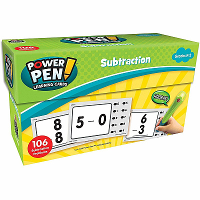 Teacher Created Resources Power Pen Subtraction Cards (TCR6458)
