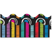 Carson-Dellosa Education Carson-Dellosa Education Colorful Chalkboard Scalloped Borders (108196)