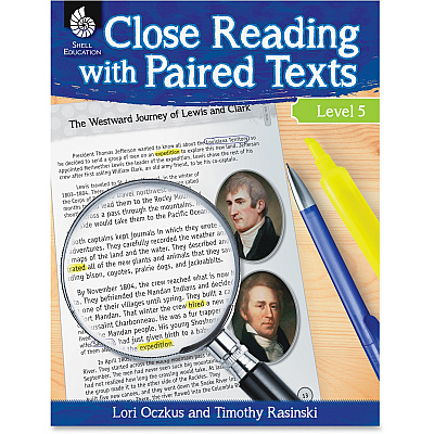 Shell Education Education Close Reading Level 5 Guide Printed Book by Lori Oczkus, M.A, Timothy Rasinski, Ph.D. (51361)