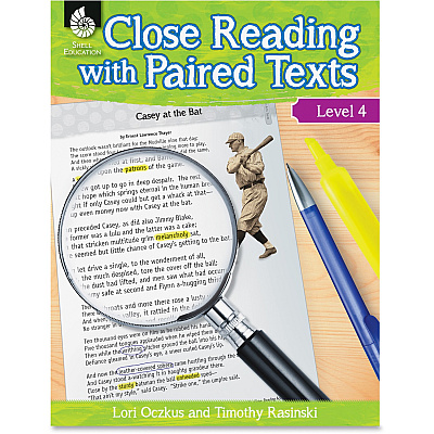 Shell Education Education Close Reading Level 4 Guide Printed Book by Lori Oczkus, M.A, Timothy Rasinski, Ph.D. (51360)