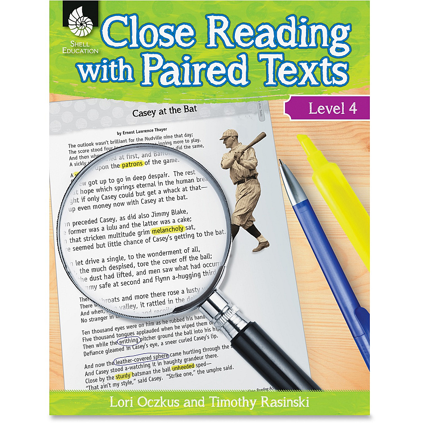 Shell Education Education Close Reading Level 4 Guide Printed Book by Lori Oczkus, M.A, Timothy Rasinski, Ph.D. (51360)