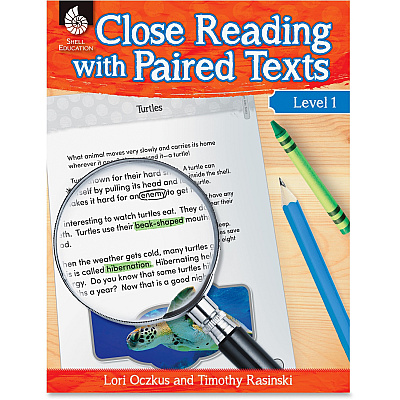 Shell Education Education Close Reading Level 1 Guide Printed Book by Lori Oczkus, M.A, Timothy Rasinski, Ph.D. (51357)
