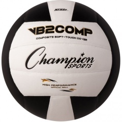 Champion Sports Composite Volleyball Black (VB2BK)