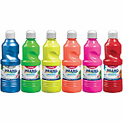 Prang Power Fluorescent Paint Set (DIX10799)
