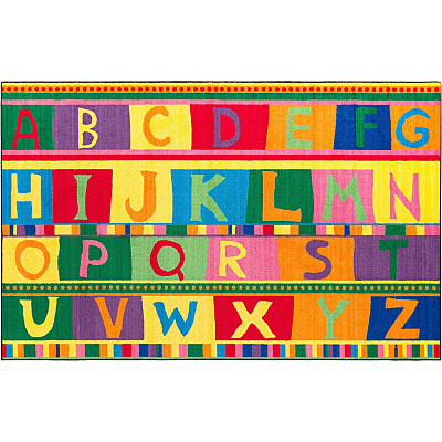 Flagship Carpets Easy Care ABC Tapestry Rug (CE19222W)