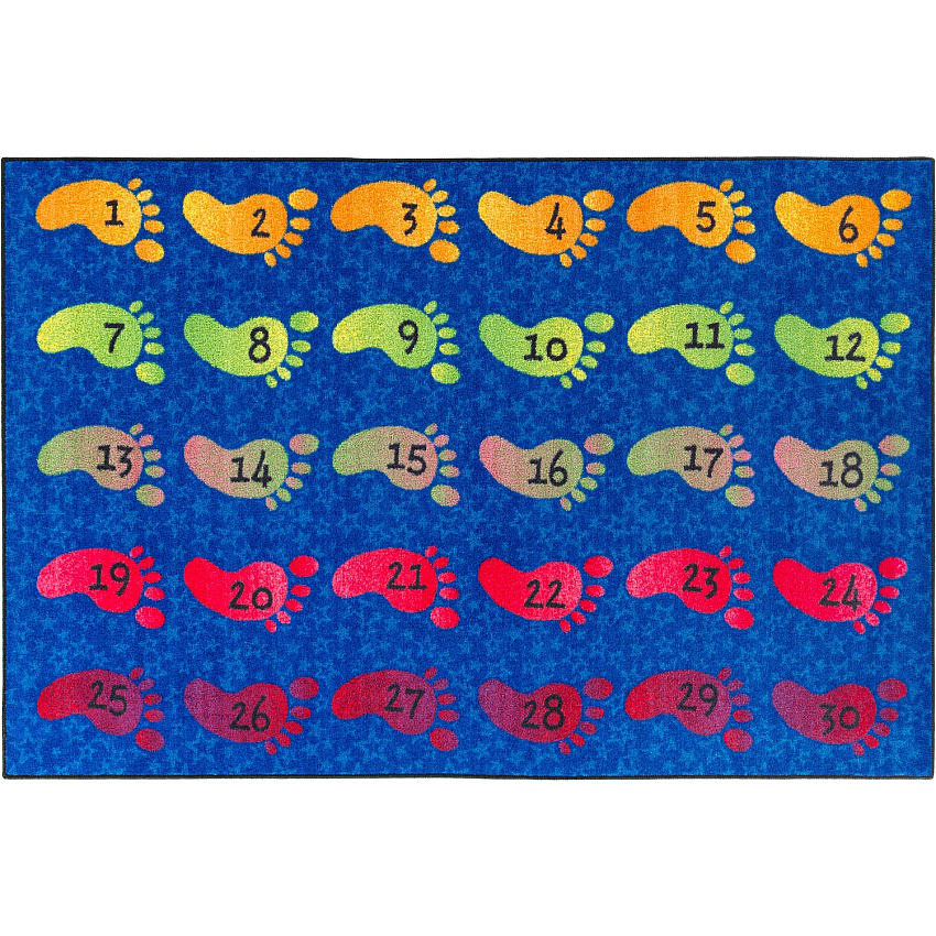 Flagship Carpets Easy Care Counting Feet Rug (CE19316W)