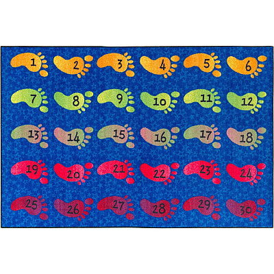 Flagship Carpets Easy Care Counting Feet Rug (CE19328W)