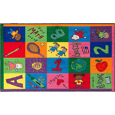 Flagship Carpets Easy Care Primary Pictures Rug (CE19416W)