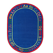 Flagship Carpets Know Your ABCs Oval Rug (FE11045A)