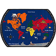 Flagship Carpets Maps That Teach Global Rug (FE12234A)