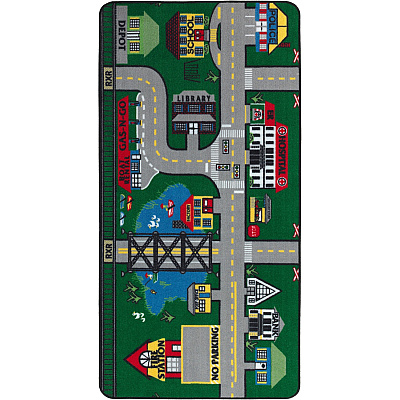 Flagship Carpets Places To Go Activity Rug (FE15116A)