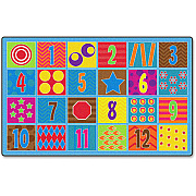 Flagship Carpets Counting Fun 24-seat Rug (FE33644A)