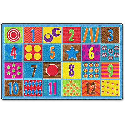 Flagship Carpets Counting Fun 24-seat Rug (FE33644A)