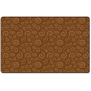 Flagship Carpets Solid Color Swirl Rug (FE39332A)