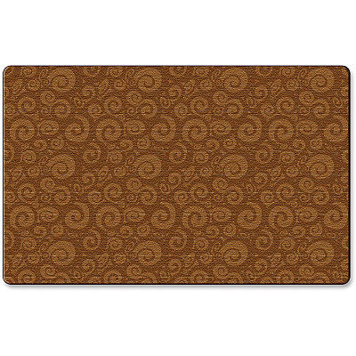 Flagship Carpets Solid Color Swirl Rug (FE39332A)