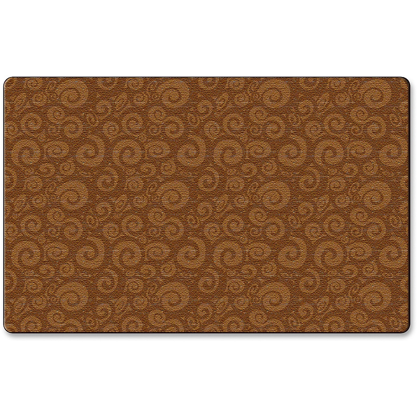 Flagship Carpets Solid Color Swirl Rug (FE39358A)