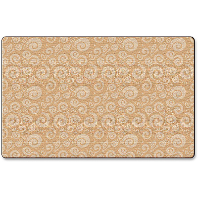 Flagship Carpets Solid Color Swirl Rug (FE39432A)