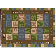 Flagship Carpets ABC Tranquility Alphabet Rug (FM16758A)