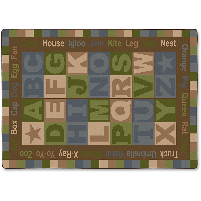 Flagship Carpets ABC Tranquility Alphabet Rug (FM16758A)
