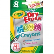 Crayola Washable DryErase Neon Crayons (988605)