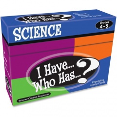 Teacher Created Resources Grades 4-5 I Have Science Game (7858)