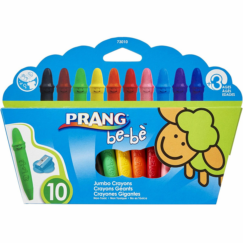 Prang be-be Jumbo Crayons (DIX73010)