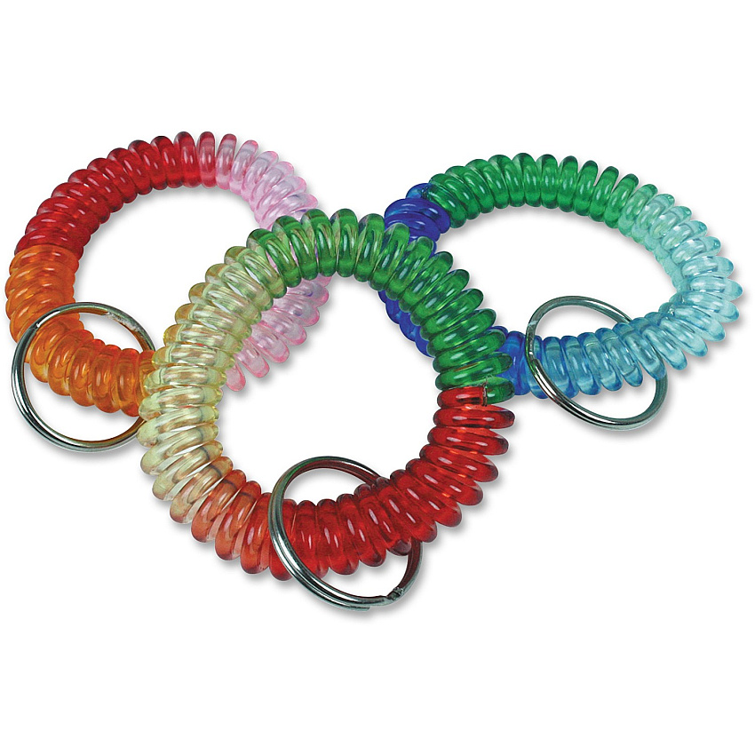 The Pencil Grip Key Ring Wrist Coil (TPG26001)