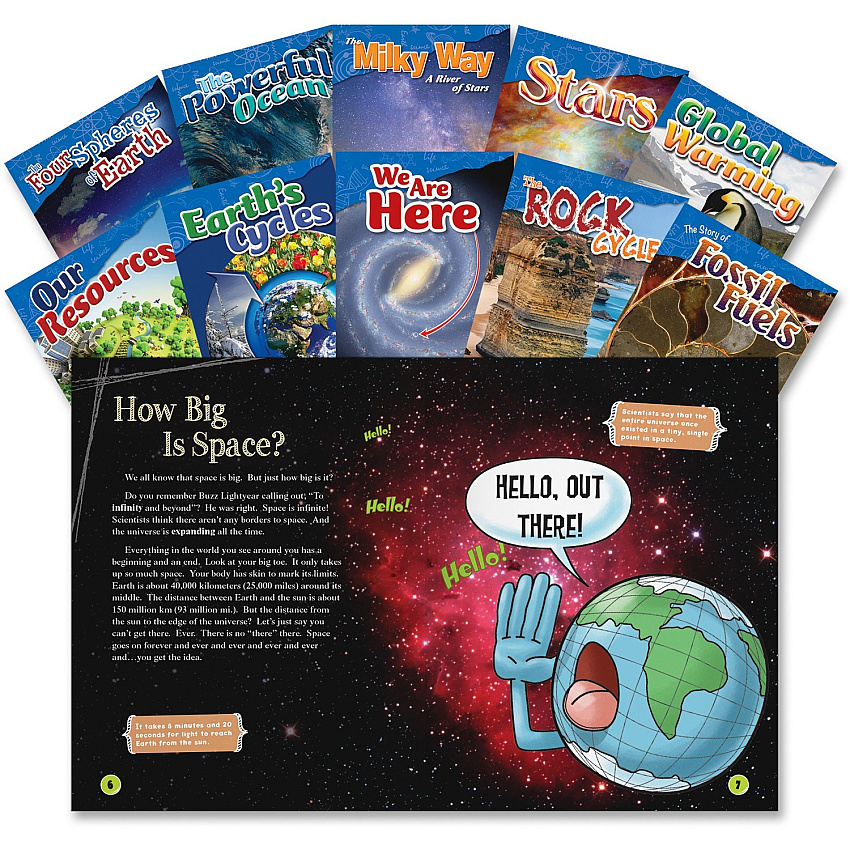 Shell Education 4&5 Grade Earth and Science Books Printed Book (23423)