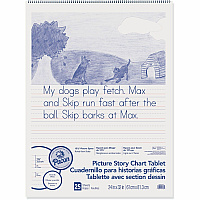 Pacon Ruled Picture Story Chart Tablet (PACMMK07430)