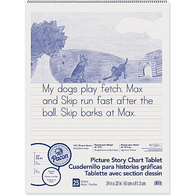 Pacon Ruled Picture Story Chart Tablet (PACMMK07430)