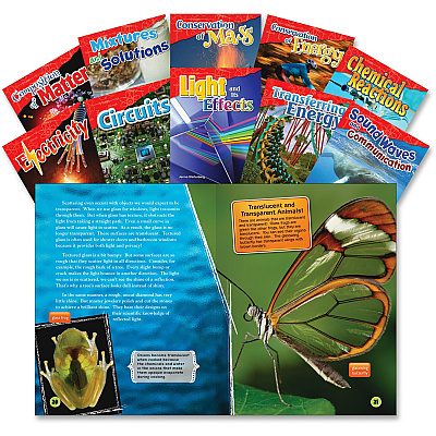 Shell Education Let's Explore Physical Science Grades 4-5 Book Set Printed Book (23429)