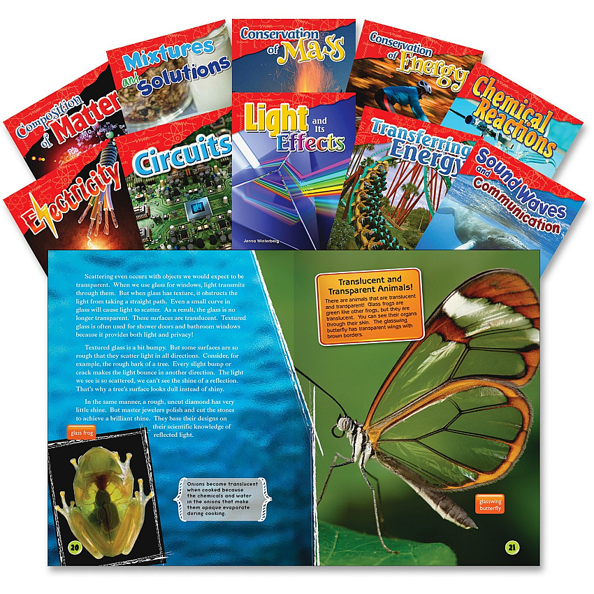 Shell Education Let's Explore Physical Science Grades 4-5 Book Set Printed Book (23429)