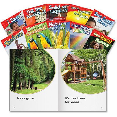 Shell Education Let's Explore Physical Science Grades K-1 Book Set Printed Book (23430)