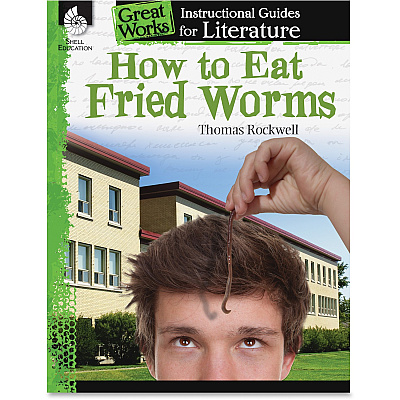 Shell Education How To Eat Fried Worms Instructional Guide Printed Book by Thomas Rockwell (40104)