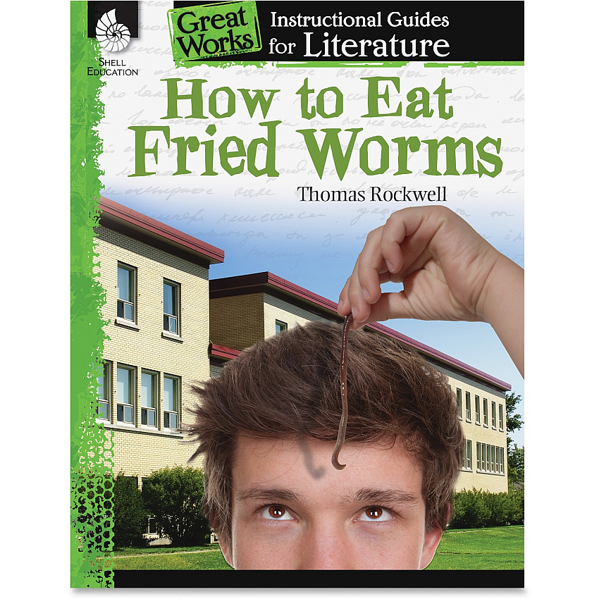 Shell Education How To Eat Fried Worms Instructional Guide Printed Book by Thomas Rockwell (40104)