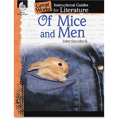 Shell Education Grade 9-12 Of Mice/Men Instruction Guide Printed Book by John Steinbeck (40300)