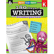 Shell Education Grade K 180 Days of Writing Book Printed Book (51523)