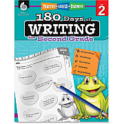 Shell Education 2nd Grade 180 Days of Writing Book Printed Book (51525)
