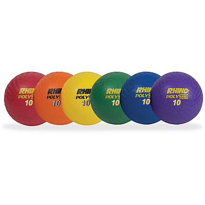Champion Sports Poly Playground Ball Set (CSIPX10SET)