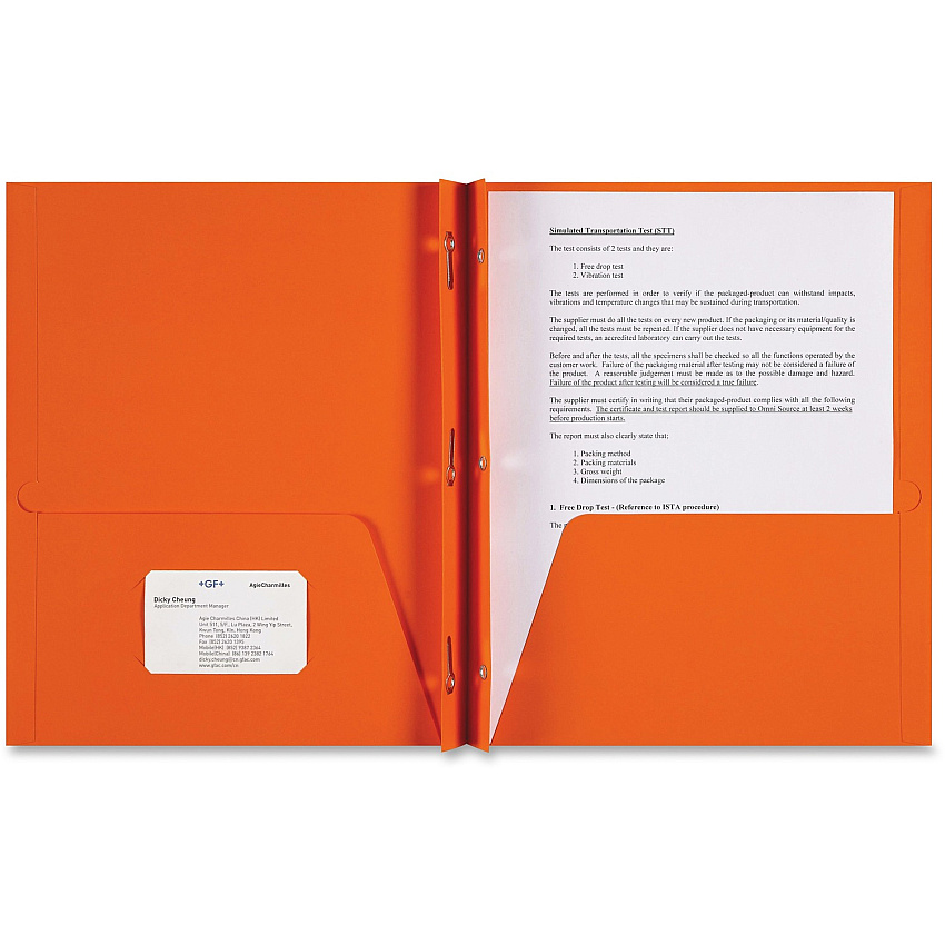 Sparco Letter Pocket Folder (SPR78541)