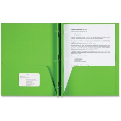 Sparco Letter Pocket Folder (78542)