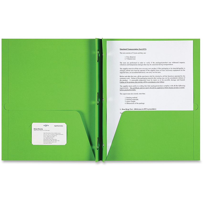 Sparco Letter Pocket Folder (SPR78542)