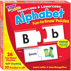 TREND Upper/Lowercase Alphabet Puzzle Set (36010)