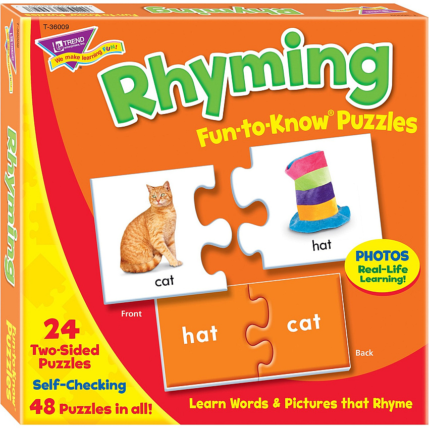 TREND Rhyming Puzzle Set (TEP36009)