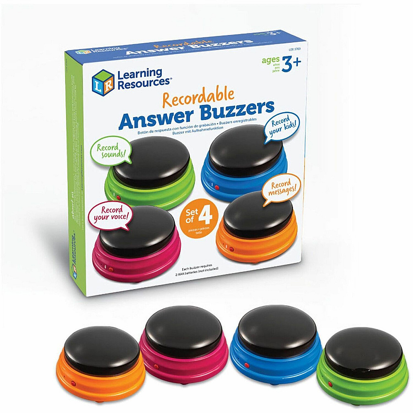 Learning Resources Recordable Answer Buzzers (LRN3769)